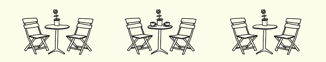 outdoor chairs & table